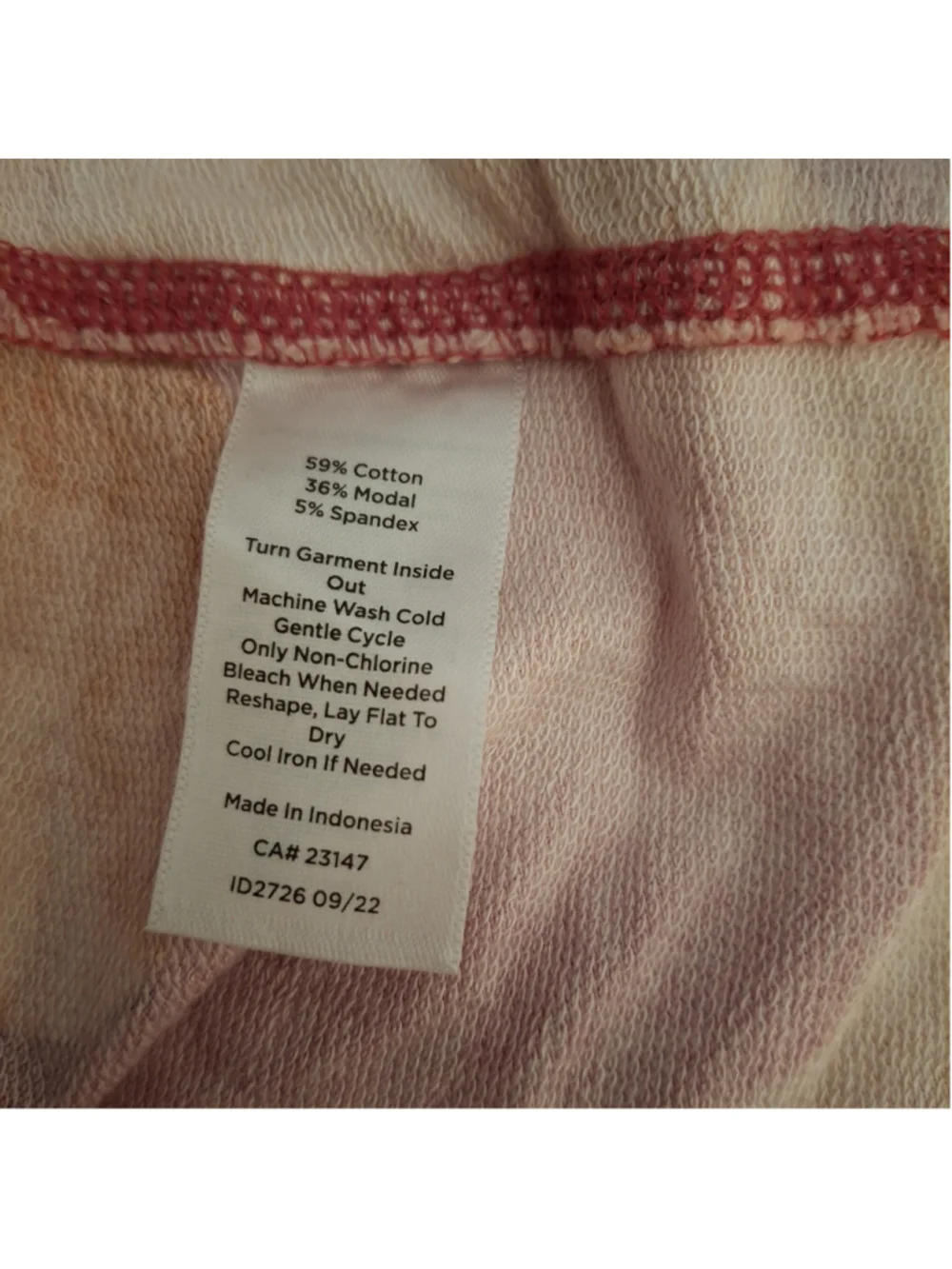 T by Talbots Floral Quarter-Zip Pullover Sweatshirt, Orange Pink sport sz XL
